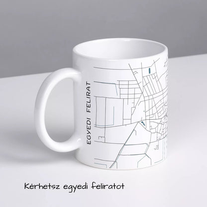 Dévaványa - Térképes bögre