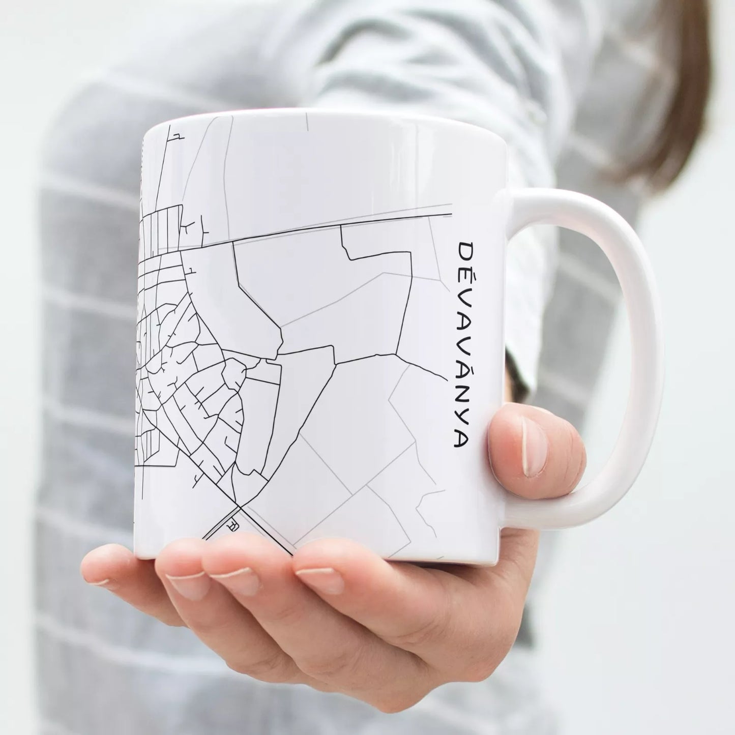 Dévaványa - Térképes bögre