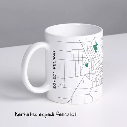 Dévaványa - Térképes bögre