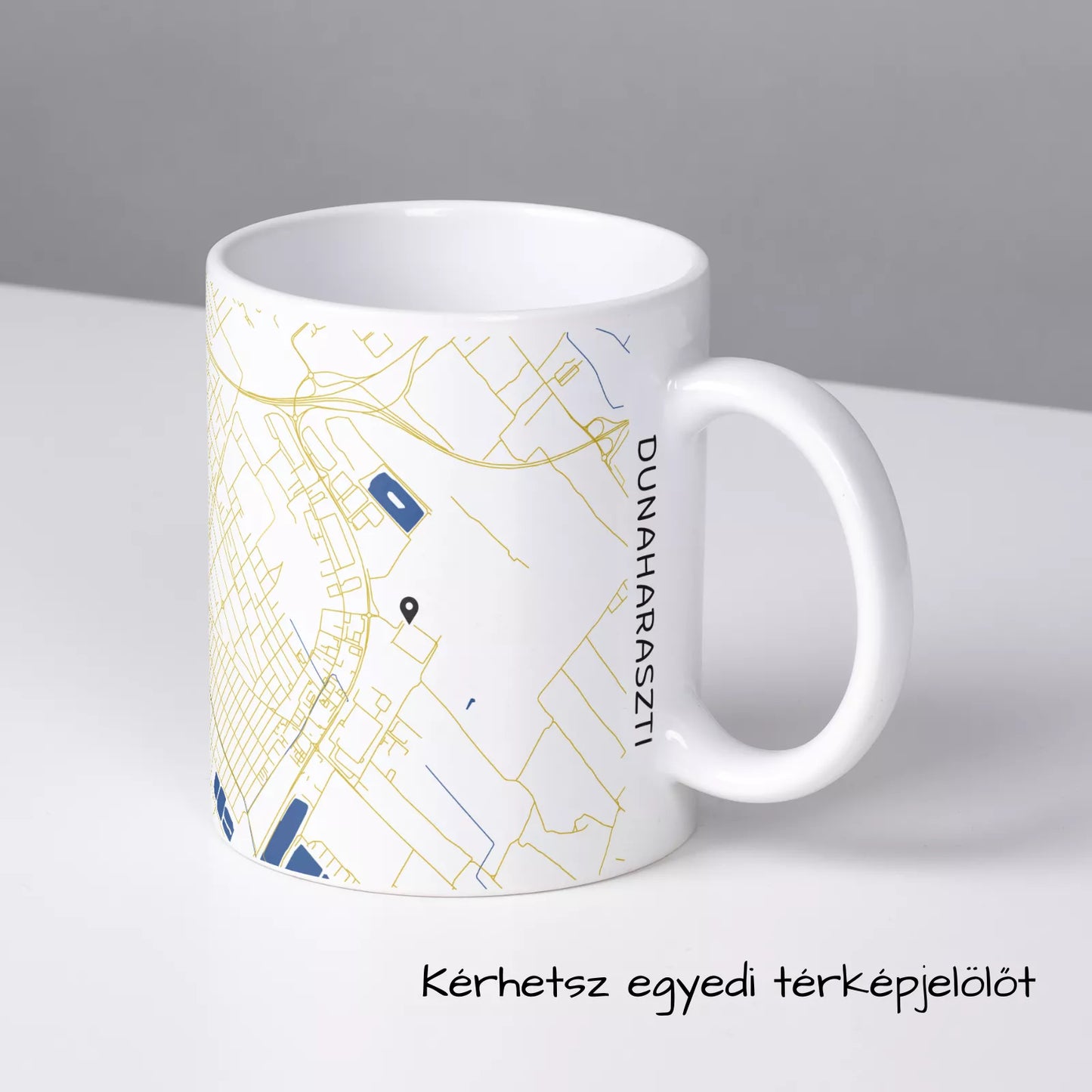 Dunaharaszti - Térképes bögre