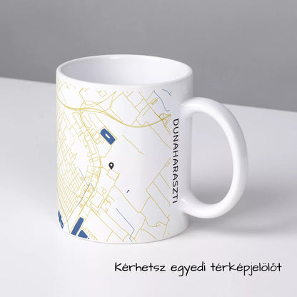 Dunaharaszti - Térképes bögre