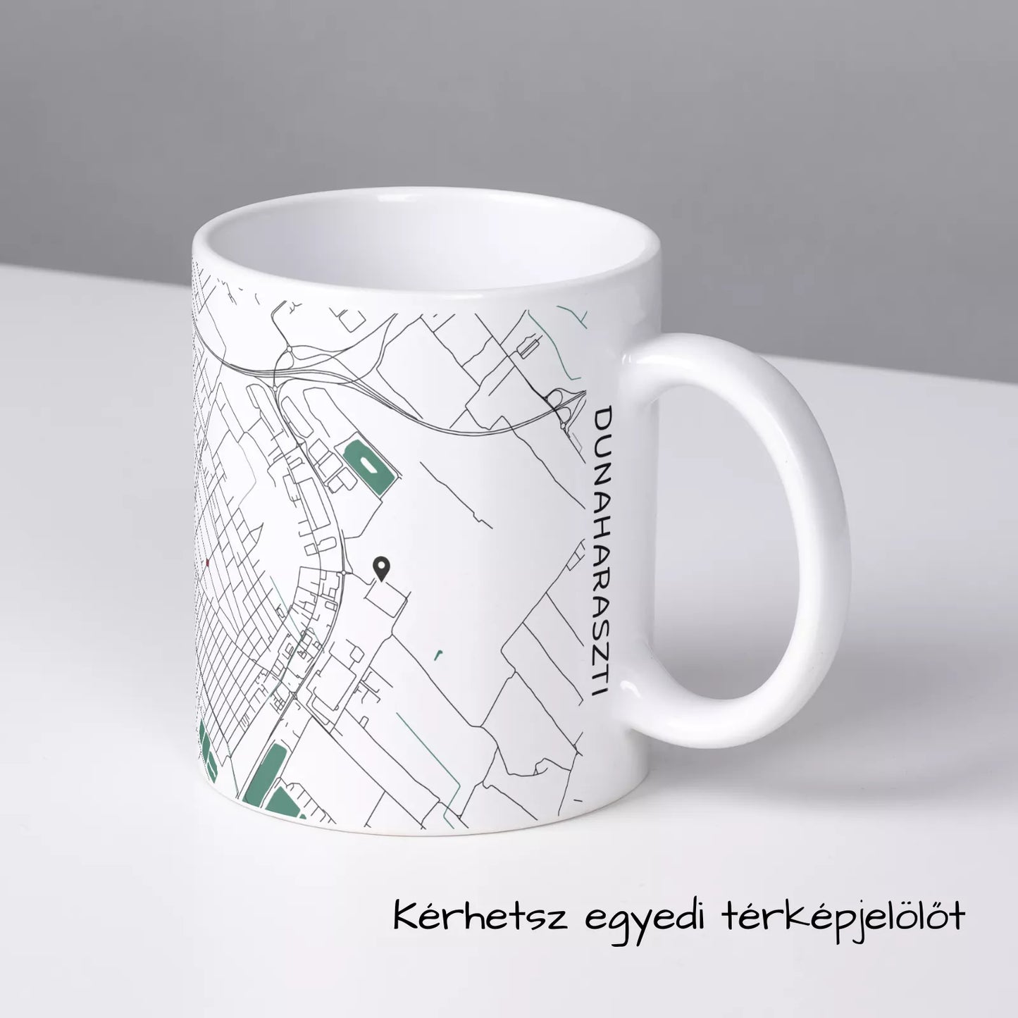 Dunaharaszti - Térképes bögre