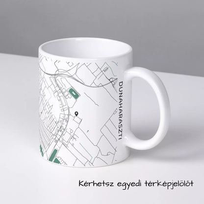 Dunaharaszti - Térképes bögre