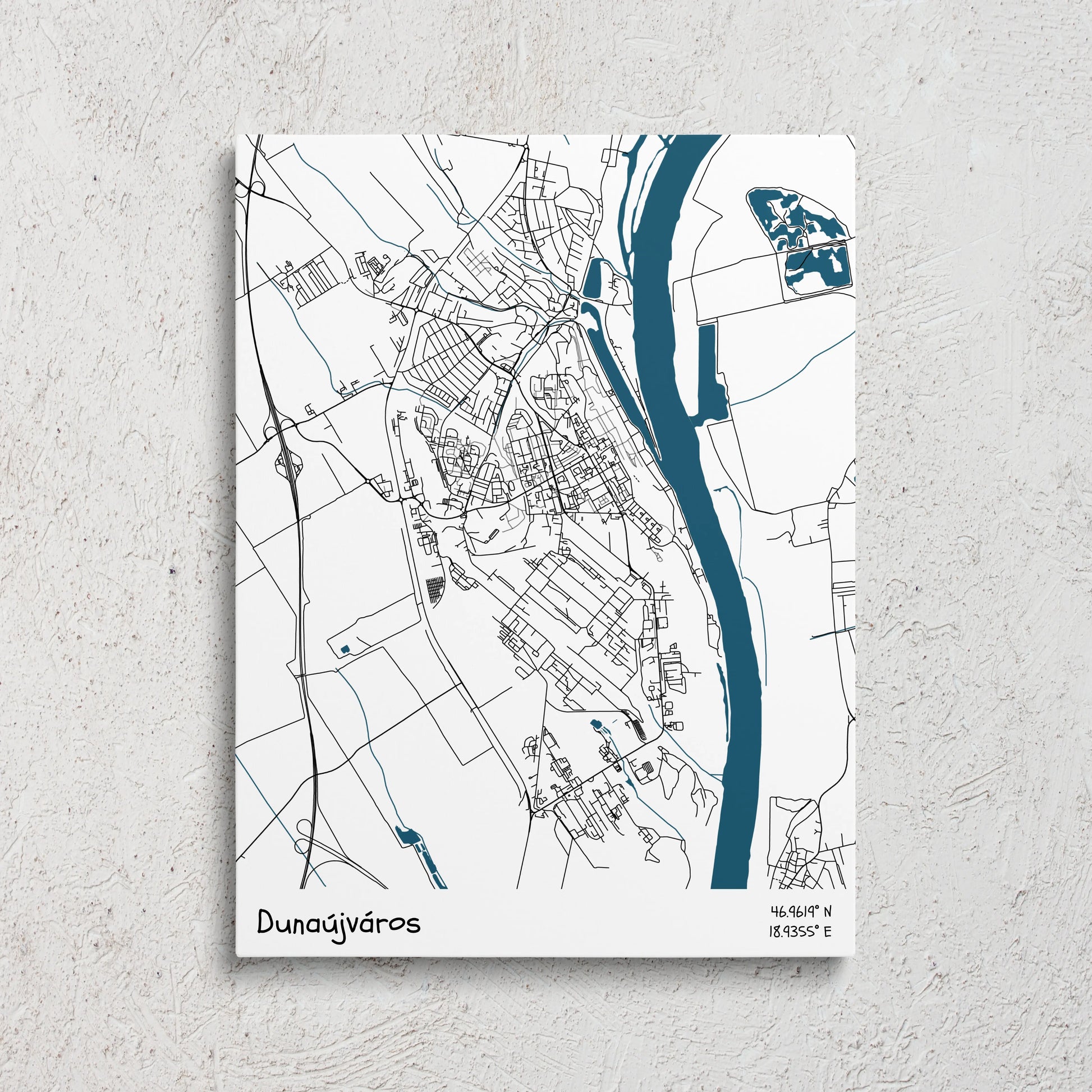 Dunaújváros vászonkép