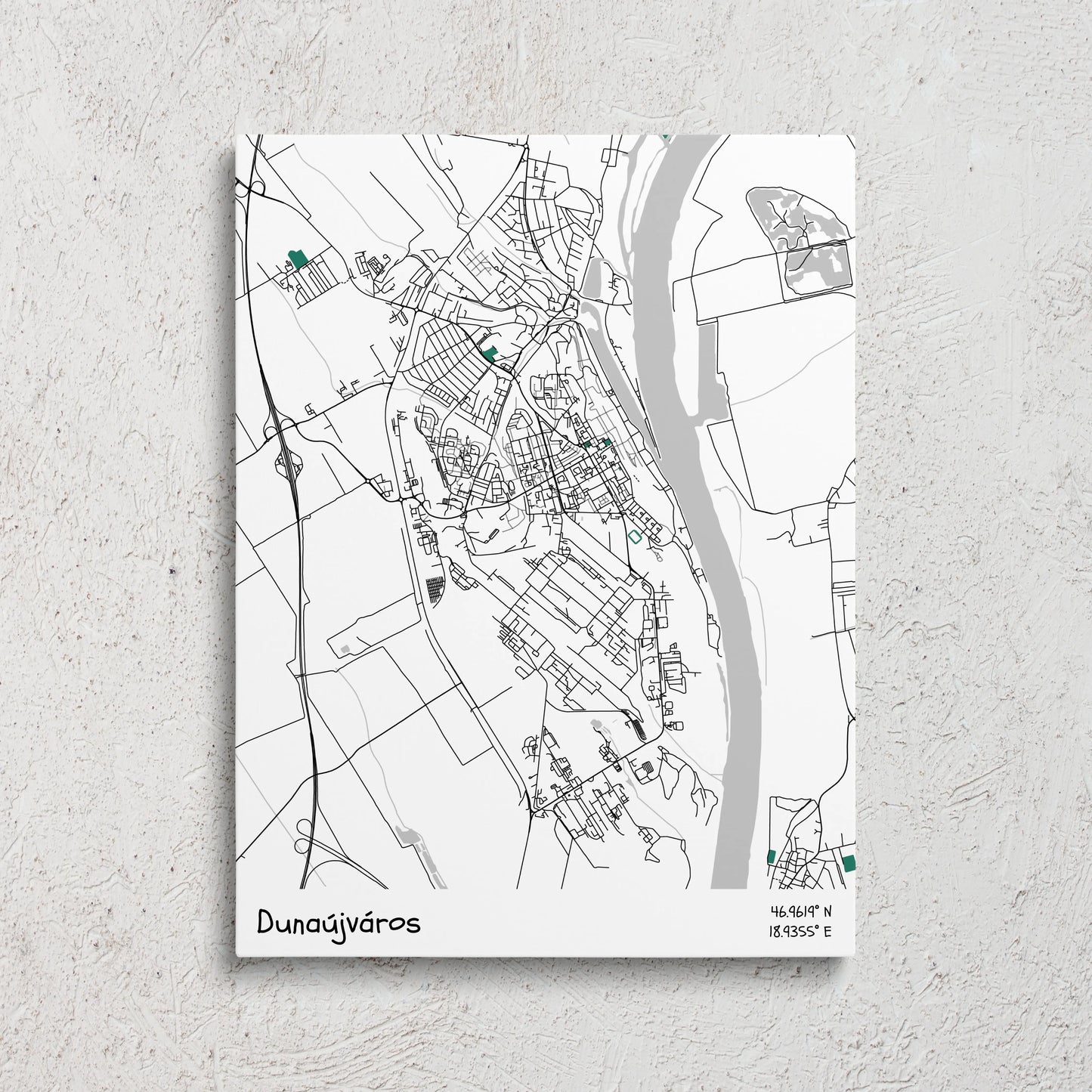 Dunaújváros vászonkép