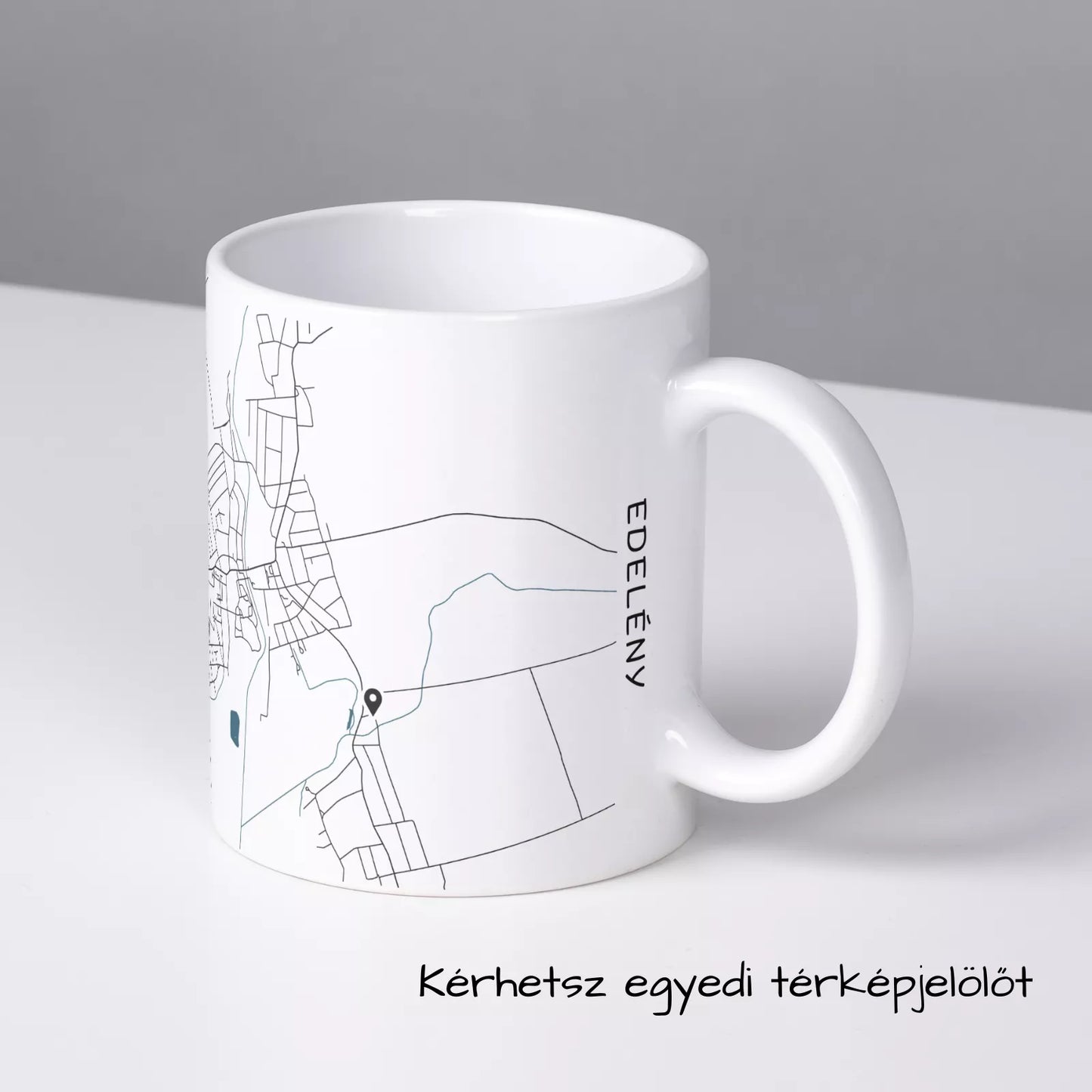 Edelény - Térképes bögre