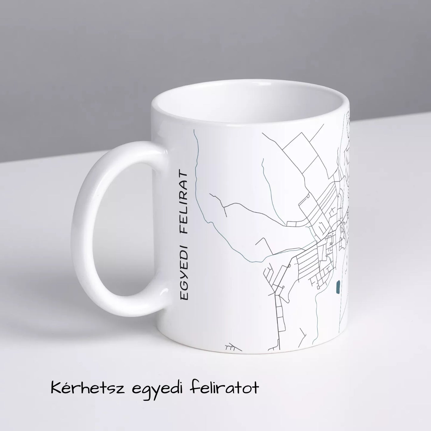 Edelény - Térképes bögre