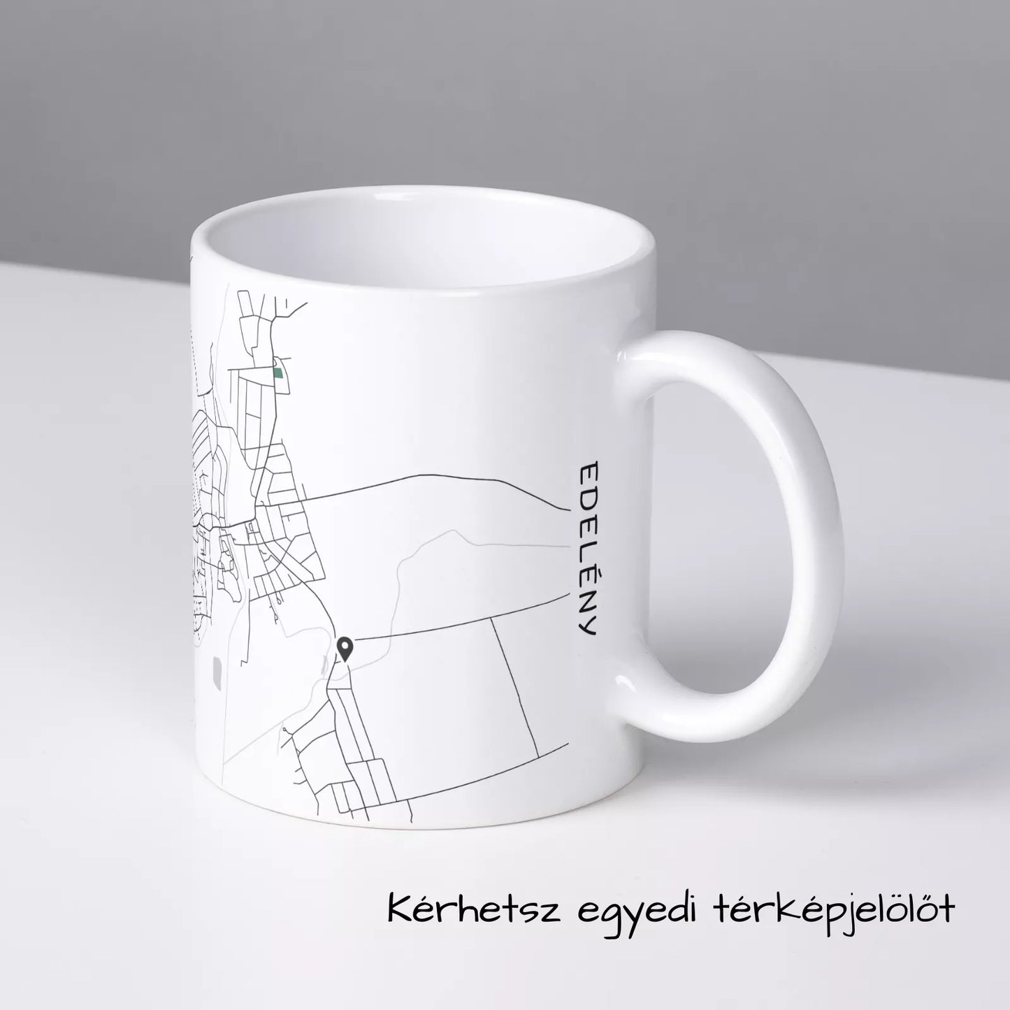 Edelény - Térképes bögre
