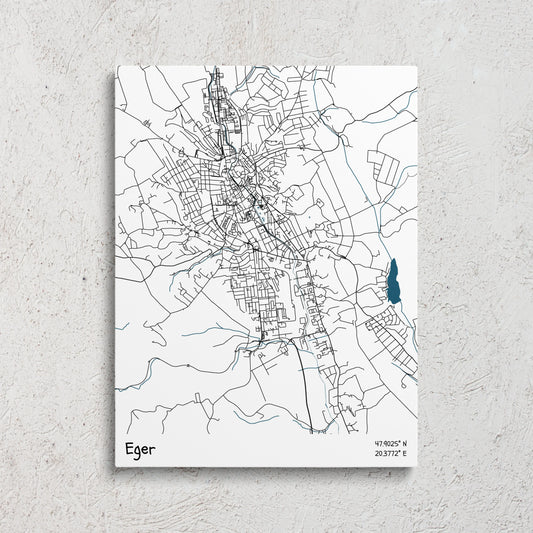 Eger vászonkép