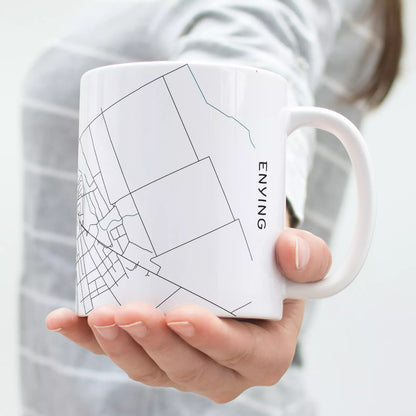 Enying - Térképes bögre