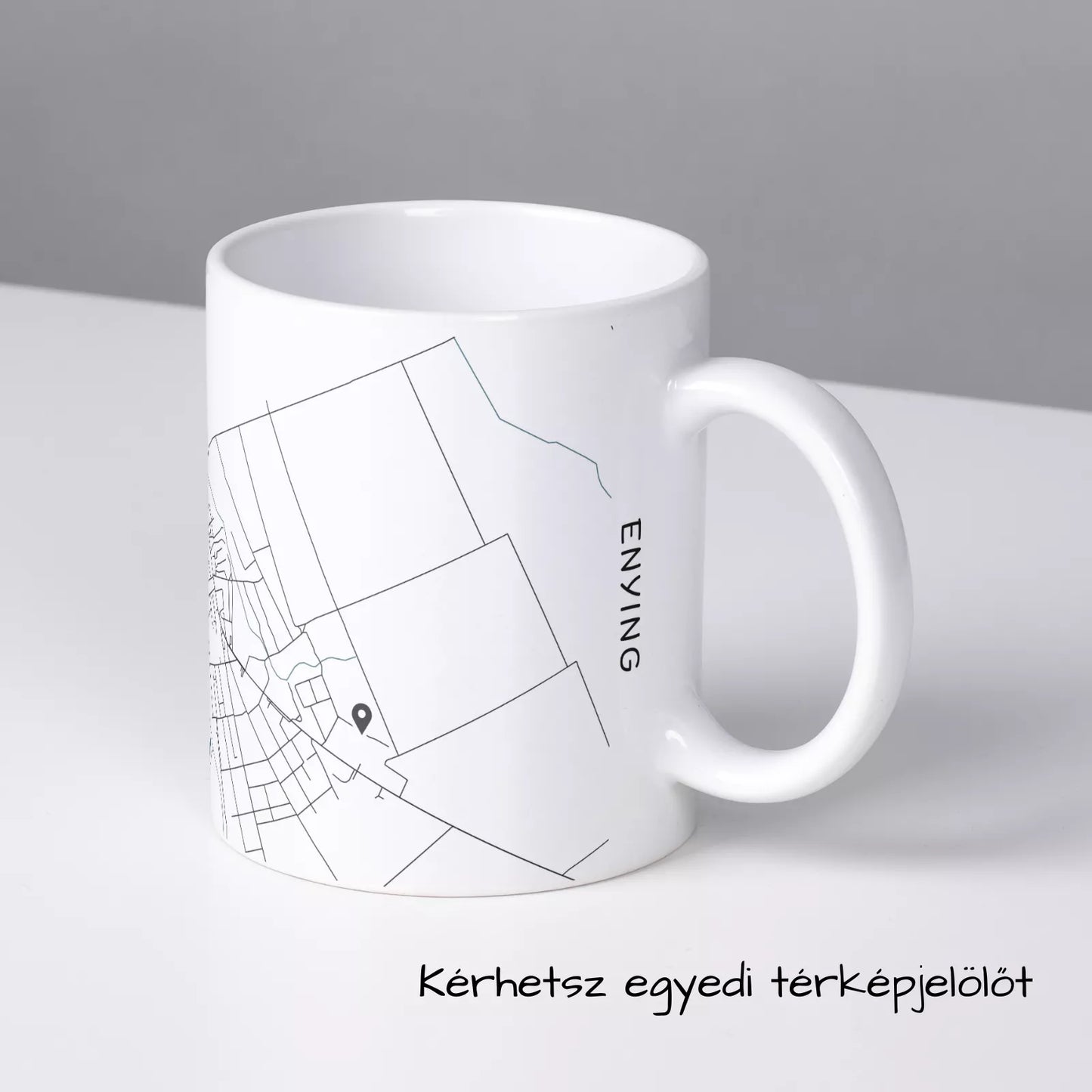 Enying - Térképes bögre
