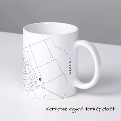 Enying - Térképes bögre