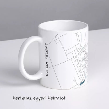 Enying - Térképes bögre