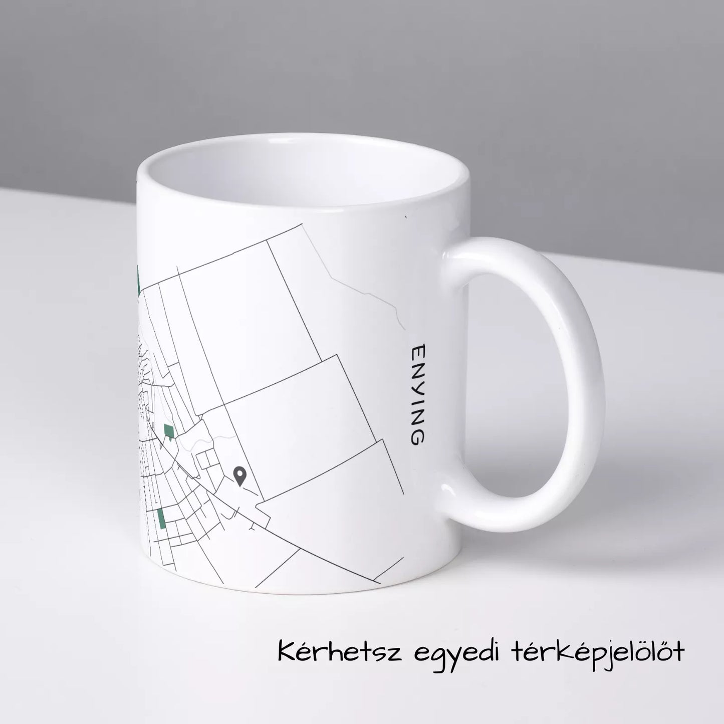 Enying - Térképes bögre