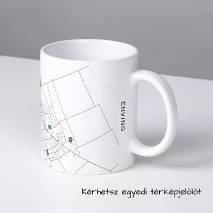 Enying - Térképes bögre