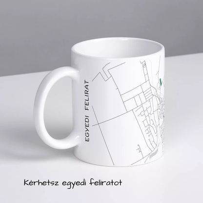 Enying - Térképes bögre