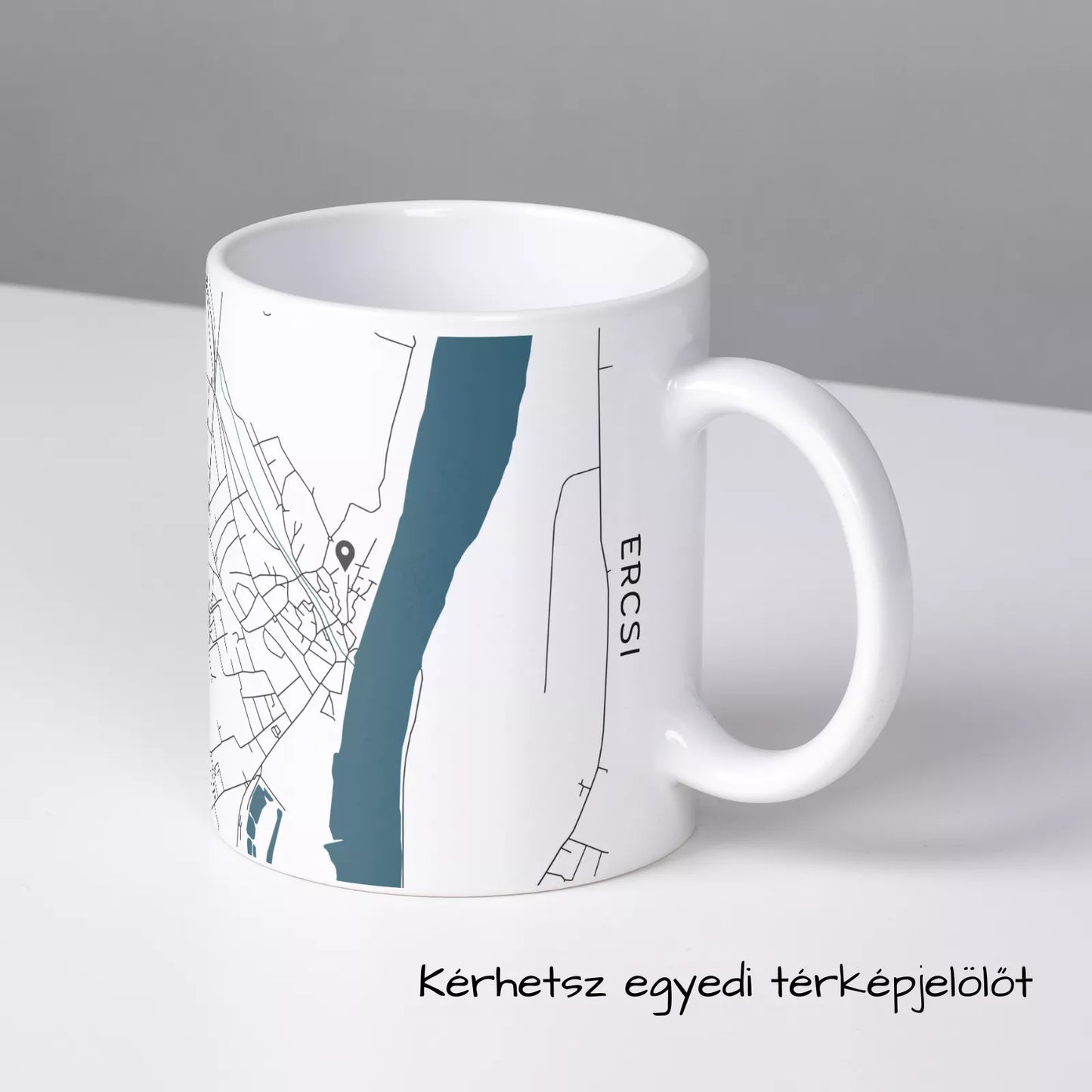 Ercsi - Térképes bögre