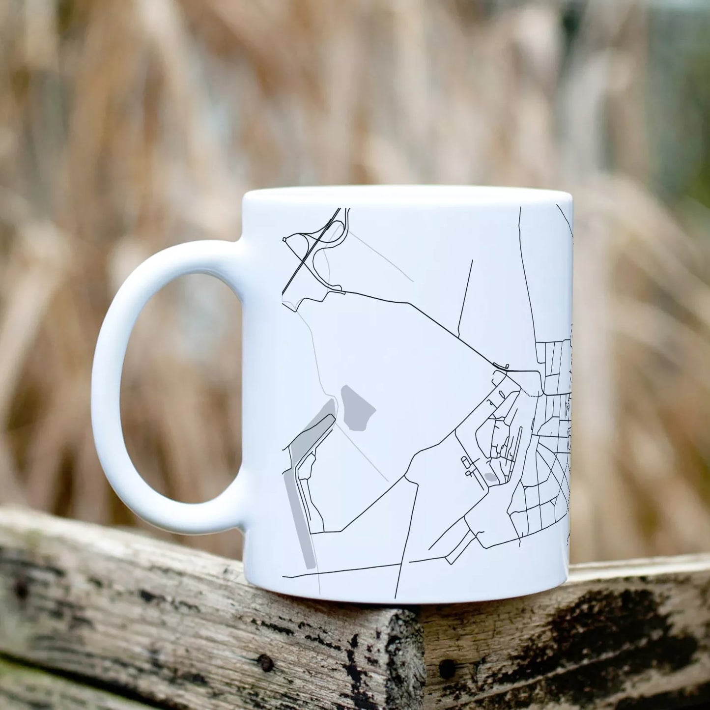 Ercsi - Térképes bögre