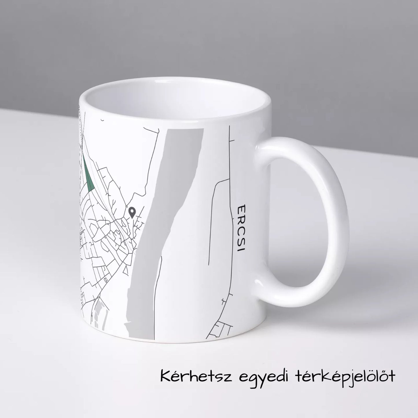 Ercsi - Térképes bögre