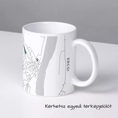 Ercsi - Térképes bögre