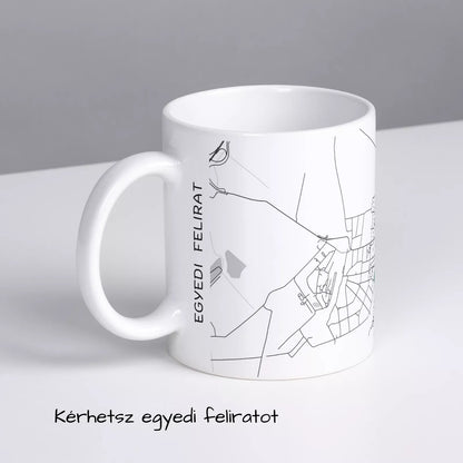 Ercsi - Térképes bögre