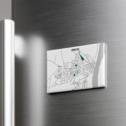 Ercsi - Térképes hűtőmágnes