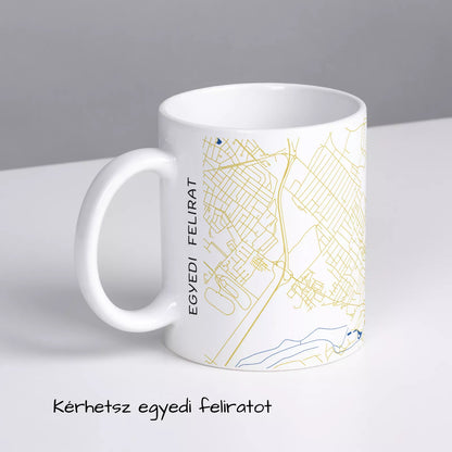 Fót - Térképes bögre