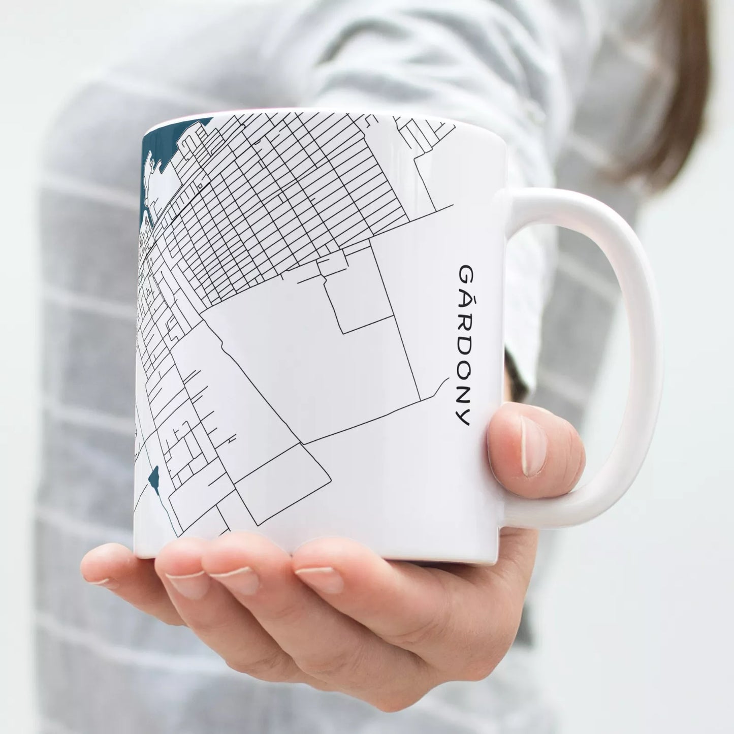 Gárdony - Térképes bögre