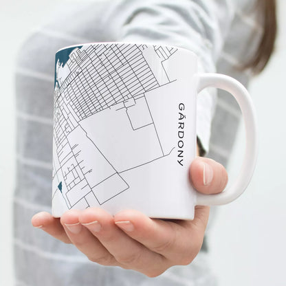 Gárdony - Térképes bögre