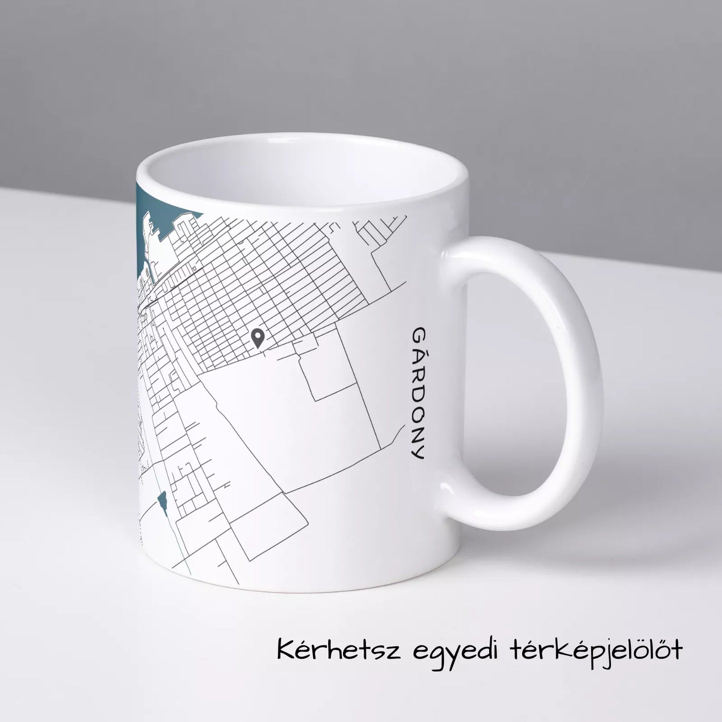 Gárdony - Térképes bögre