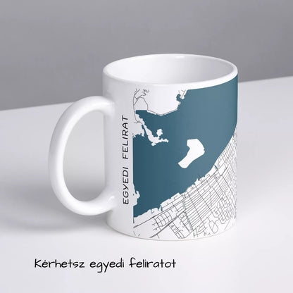 Gárdony - Térképes bögre