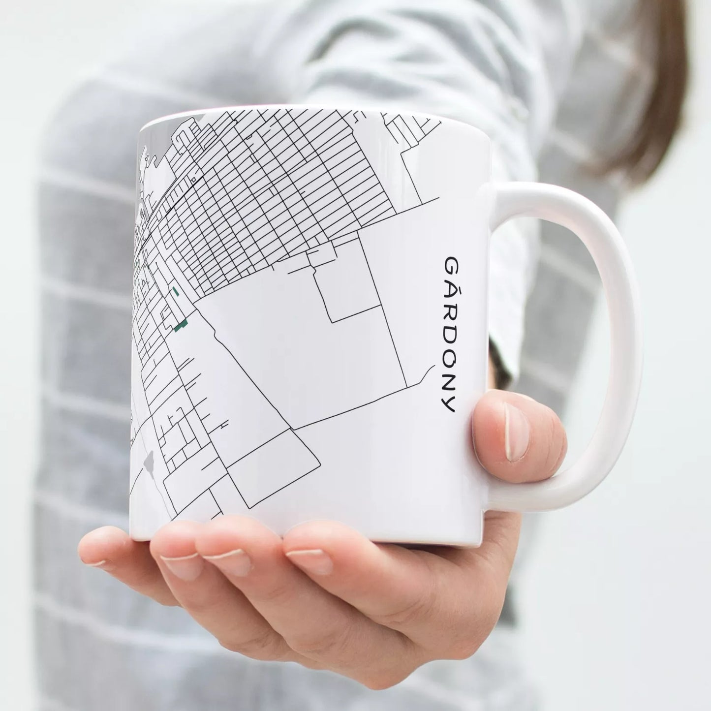 Gárdony - Térképes bögre