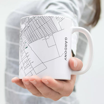 Gárdony - Térképes bögre