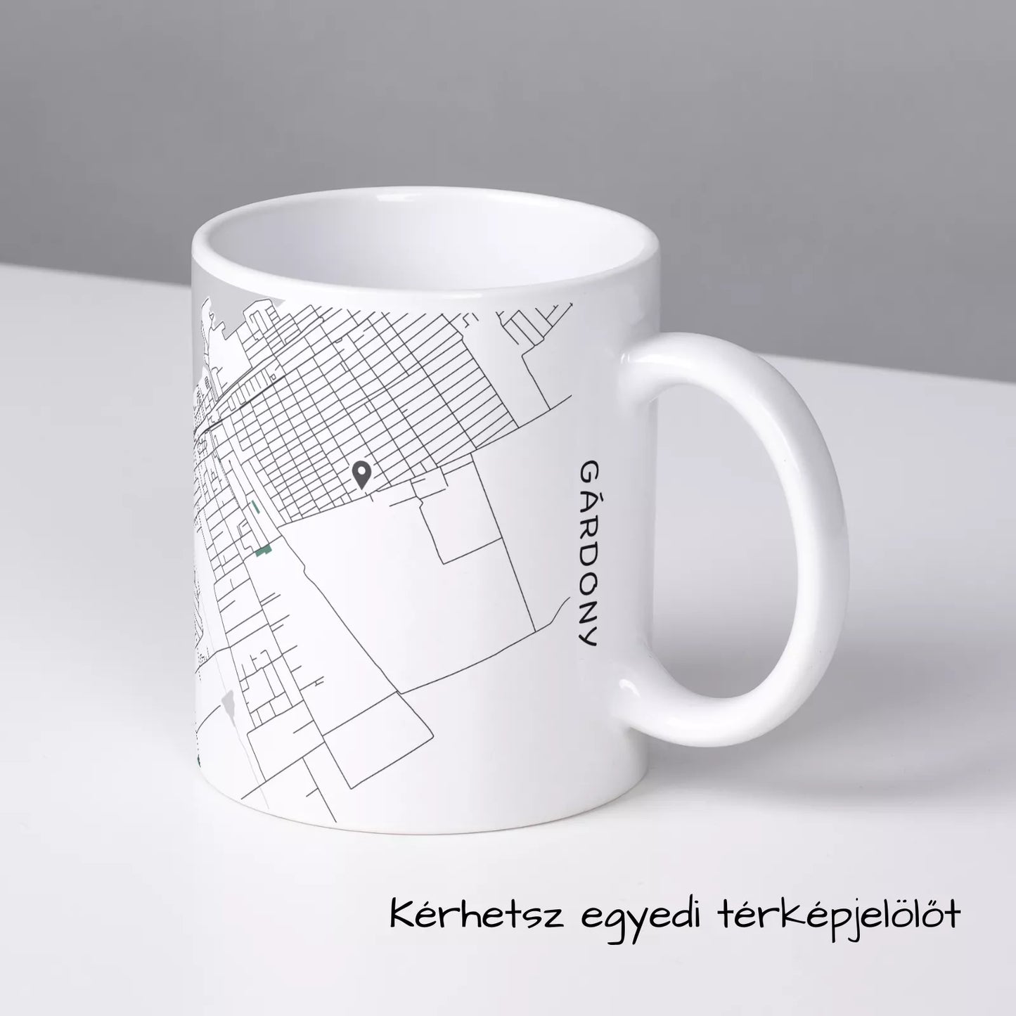 Gárdony - Térképes bögre