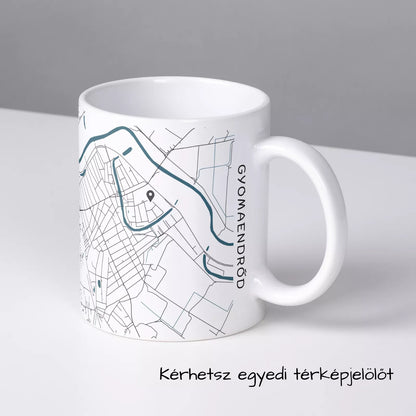 Gyomaendrőd - Térképes bögre