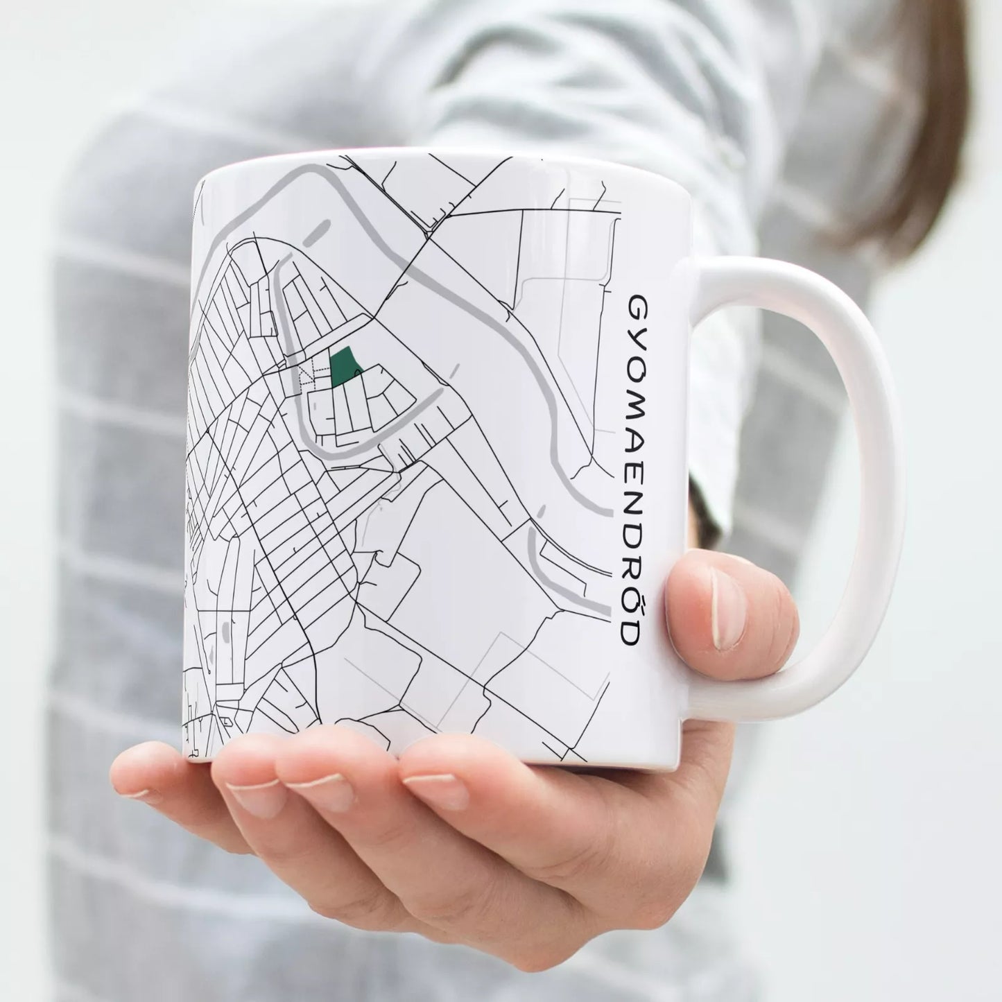 Gyomaendrőd - Térképes bögre