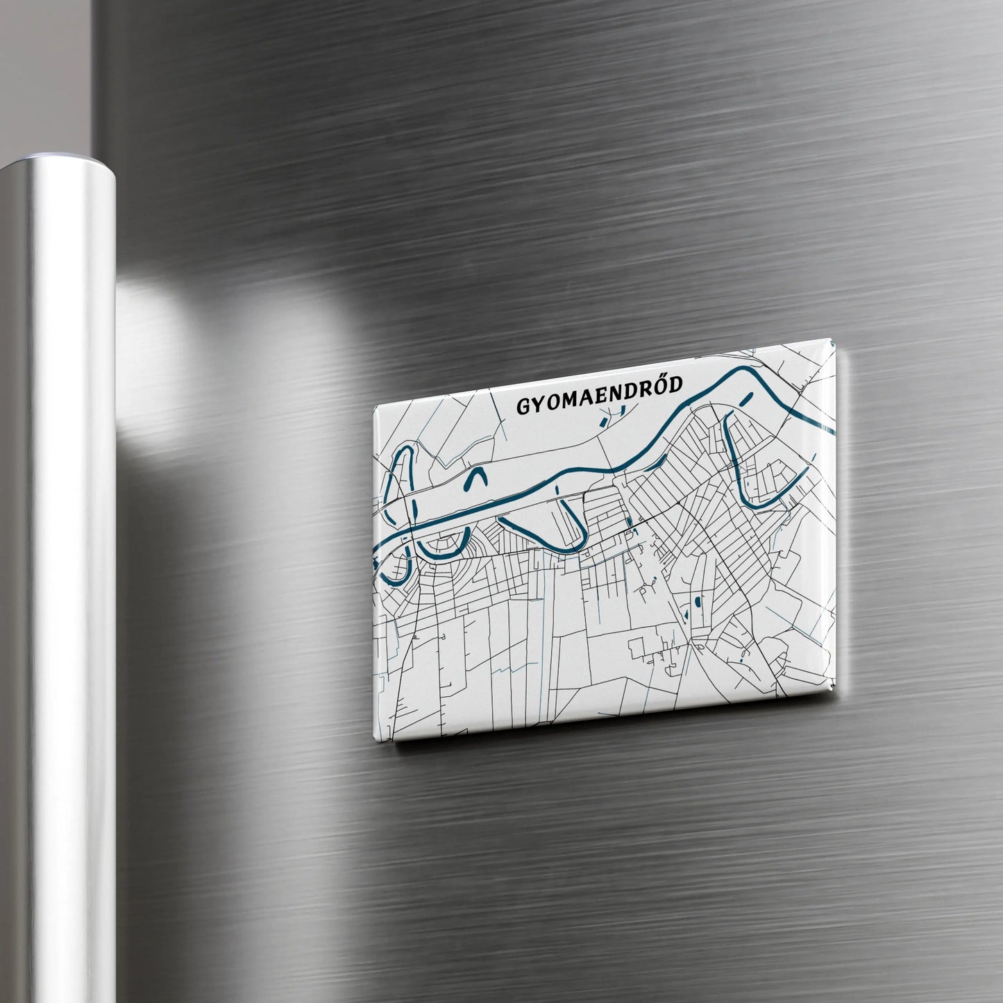 Gyomaendrőd - Térképes hűtőmágnes