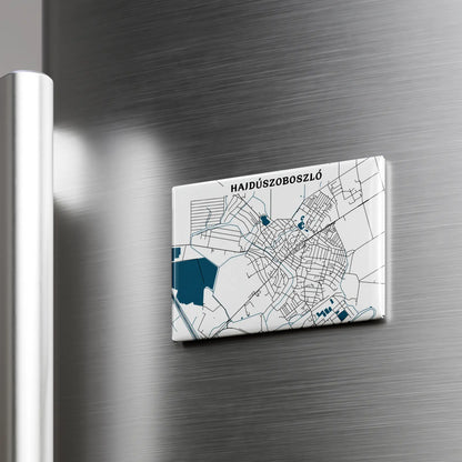 Hajdúszoboszló - Térképes hűtőmágnes