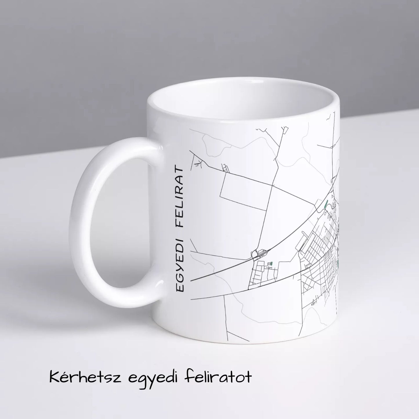 Hatvan - Térképes bögre