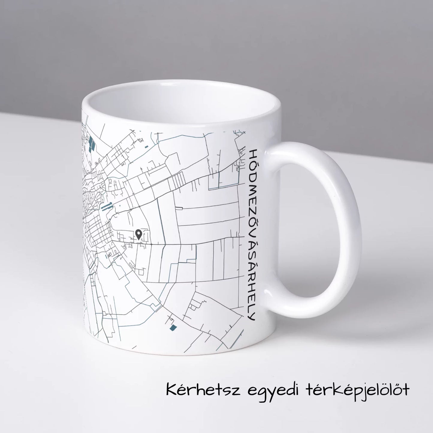 Hódmezővásárhely - Térképes bögre