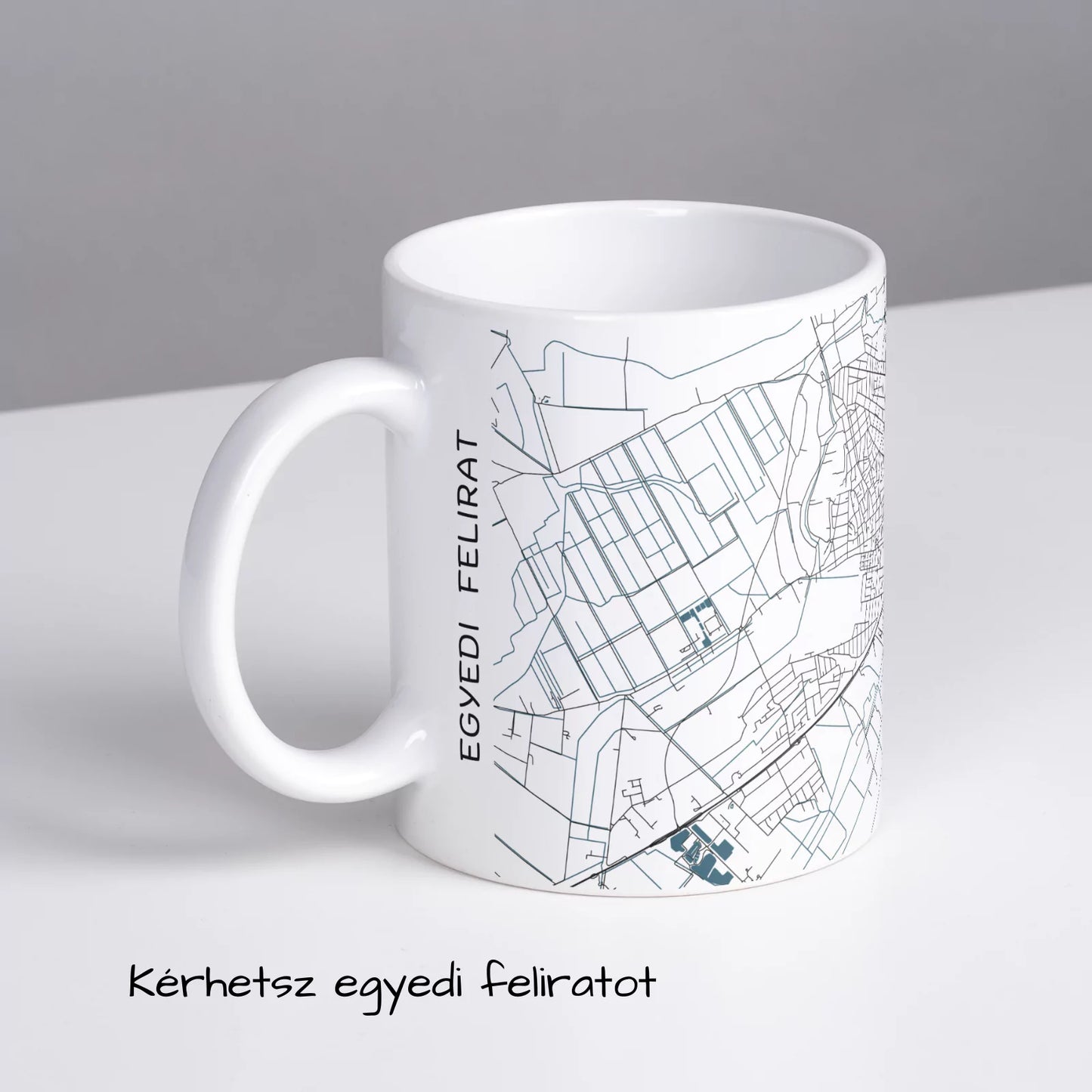 Hódmezővásárhely - Térképes bögre