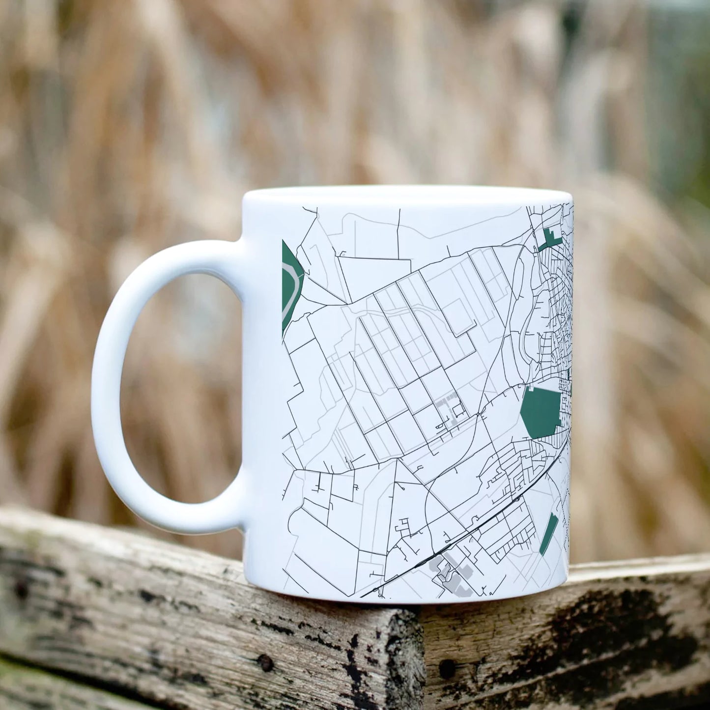 Hódmezővásárhely - Térképes bögre