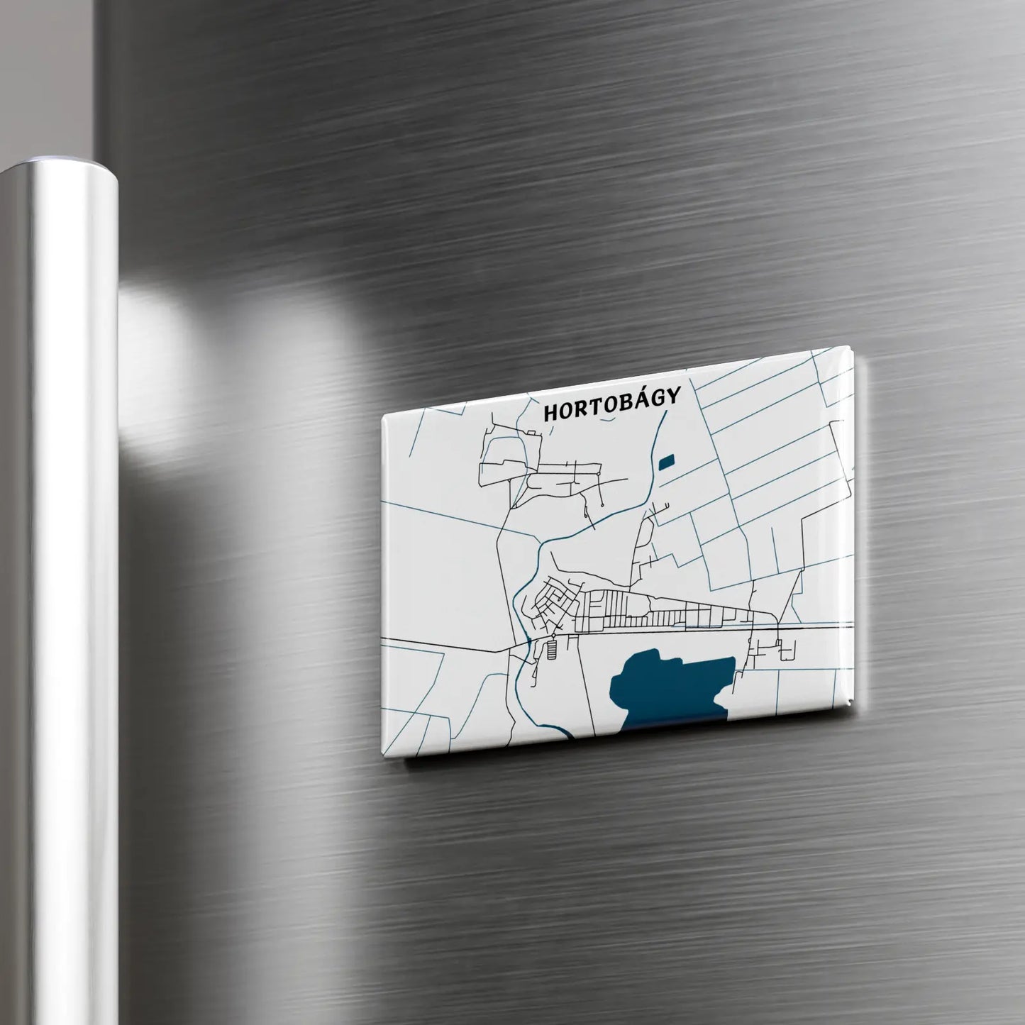Hortobágy - Térképes hűtőmágnes