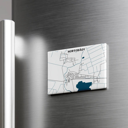 Hortobágy - Térképes hűtőmágnes