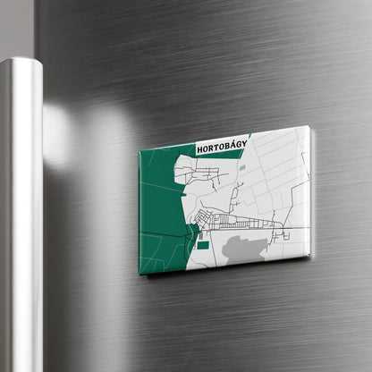 Hortobágy - Térképes hűtőmágnes
