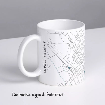 Jánoshalma - Térképes bögre