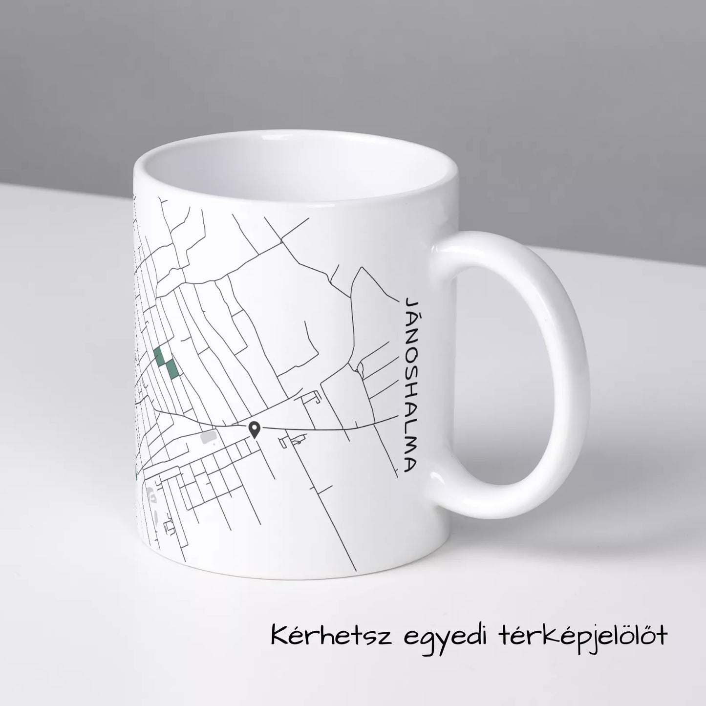 Jánoshalma - Térképes bögre