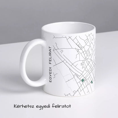 Jánoshalma - Térképes bögre