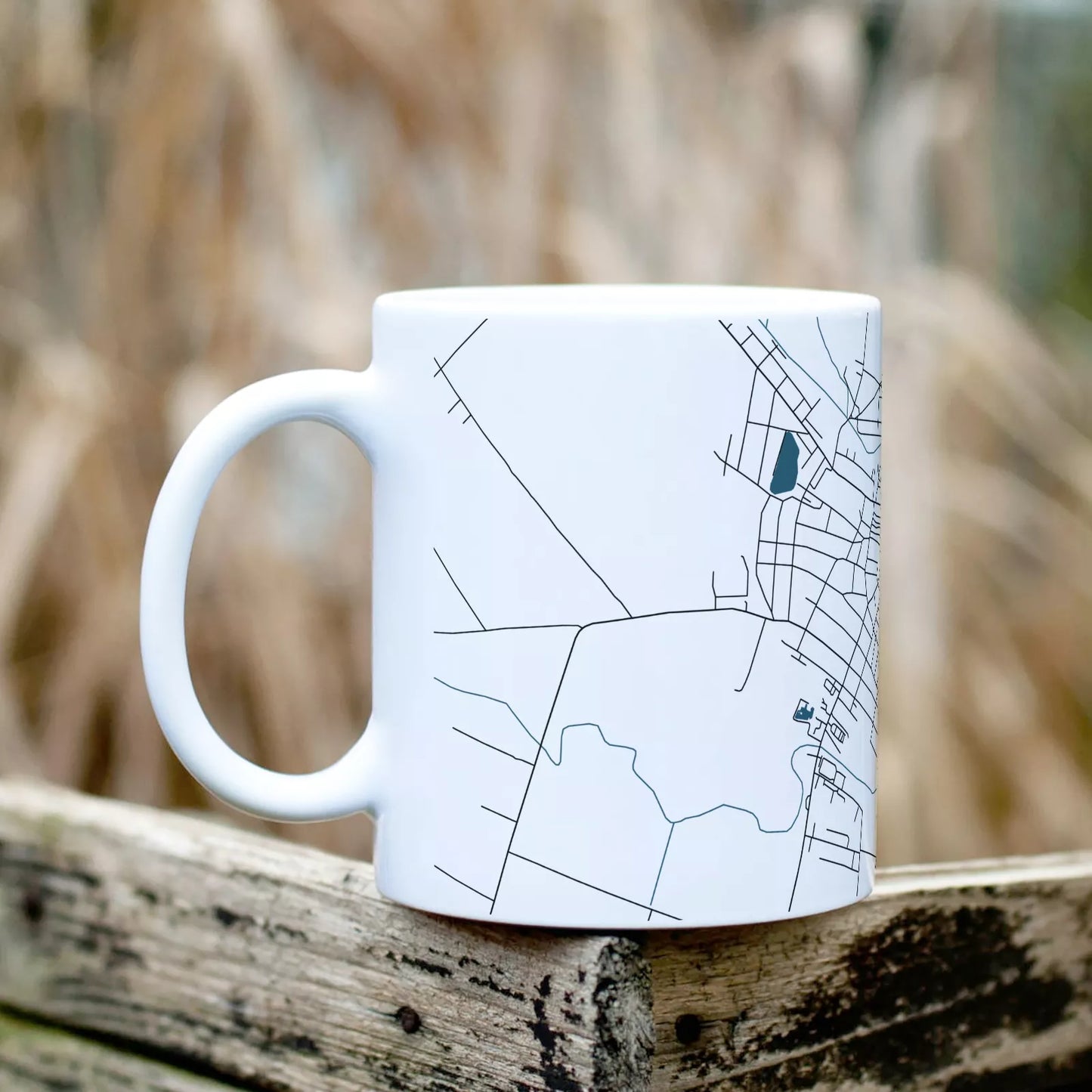 Jászárokszállás - Térképes bögre