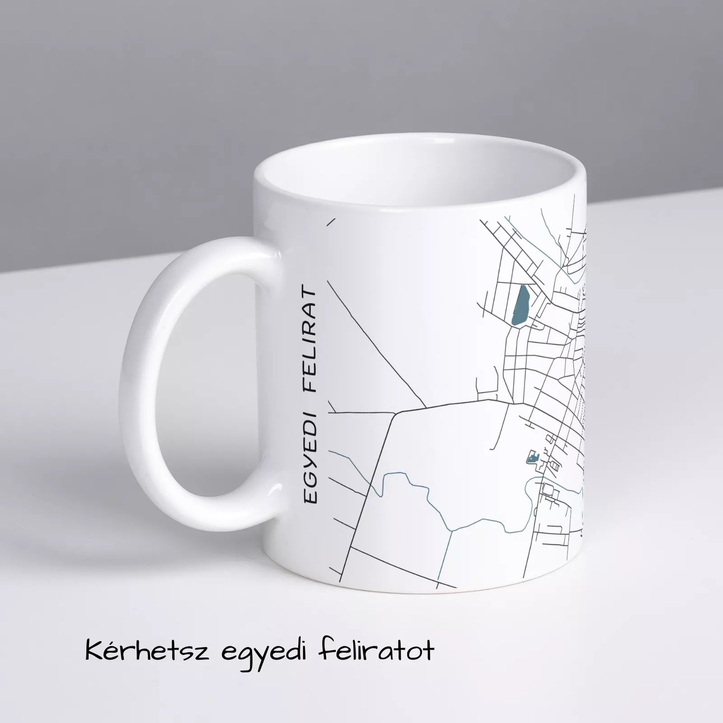 Jászárokszállás - Térképes bögre